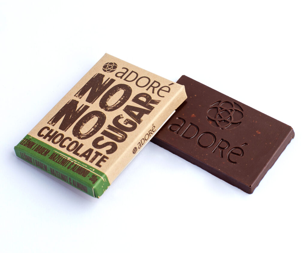 No No Sugar Lešnik & badem 30g - Adoré